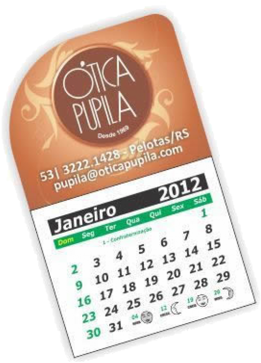 Imã De Geladeira Com Calendário - Calendario De Geladeira Png (800x1021), Png Download