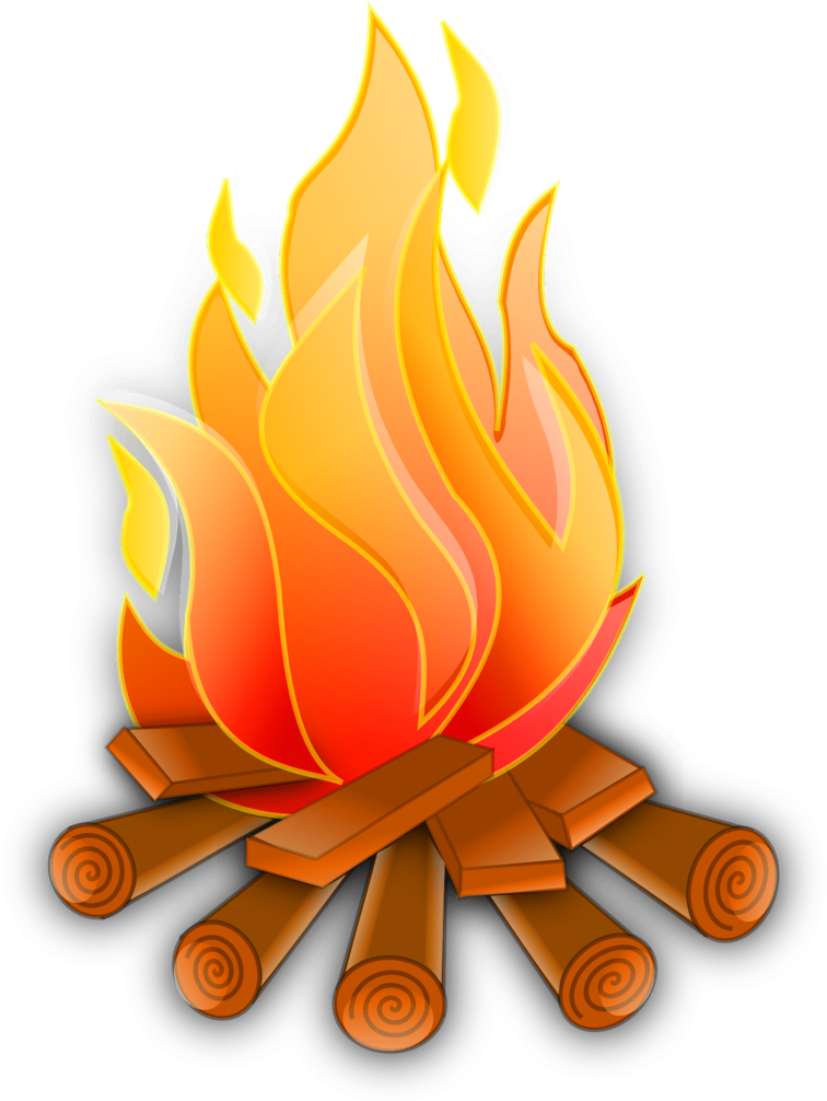 Campfire Vector - Campfire Clipart (800x1030), Png Download