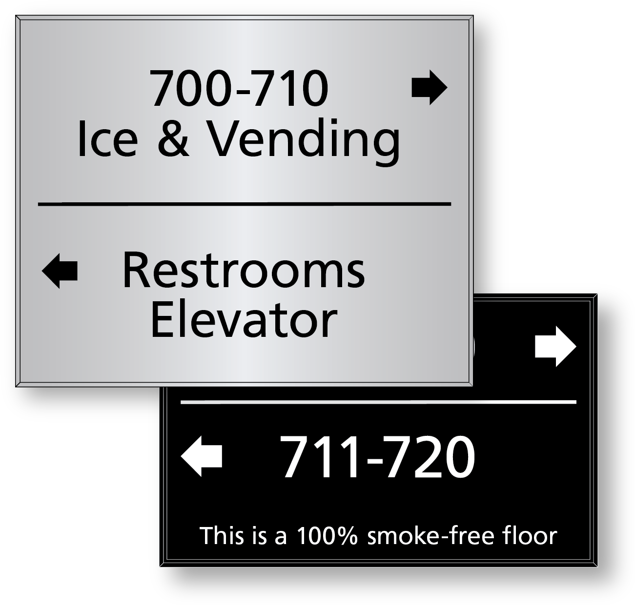 Directional Signs - Health (1310x1251), Png Download