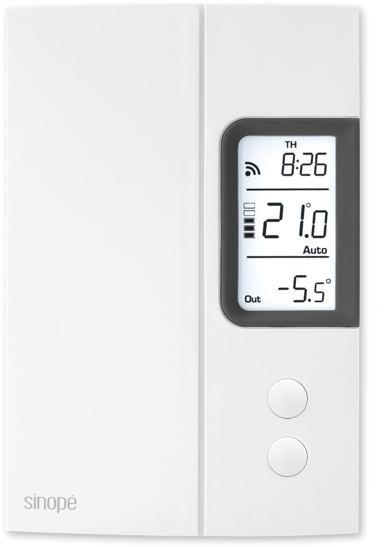 Thermostat For Electric Heating 3000 W / 4000 W Web - Display Device (793x809), Png Download