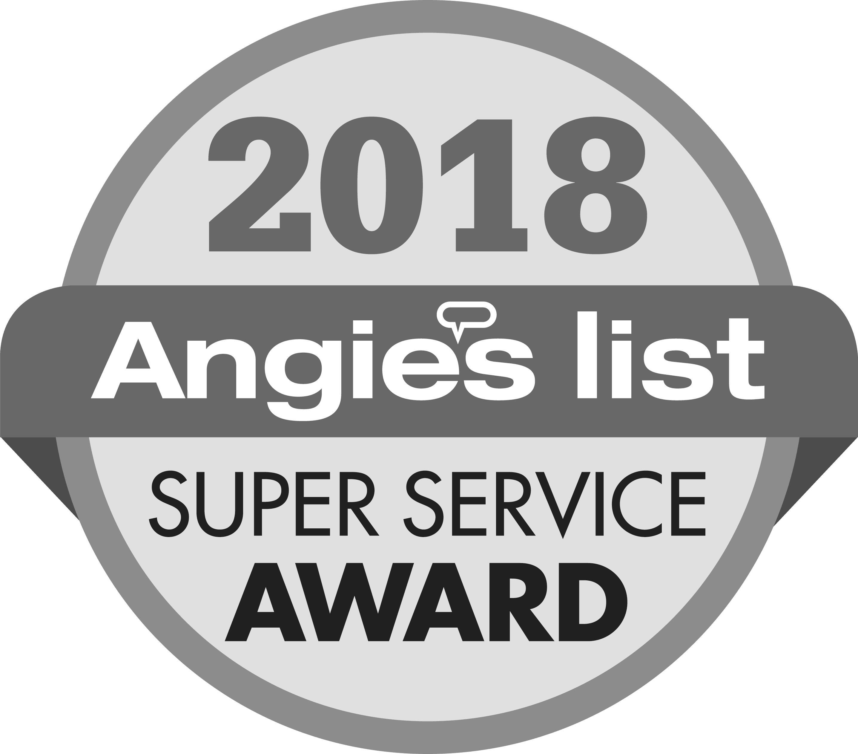 Dabella 2018 Angie's List® Super Service Award - Angie's List (2873x2523), Png Download