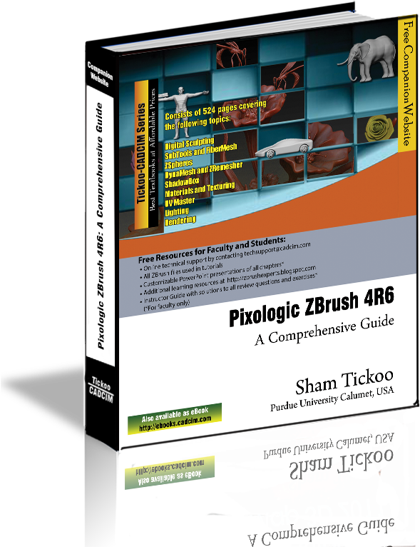 Zbrush 4r6 Book - Zbrush (600x768), Png Download