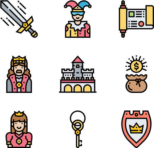 Medieval - Cartoon (600x564), Png Download
