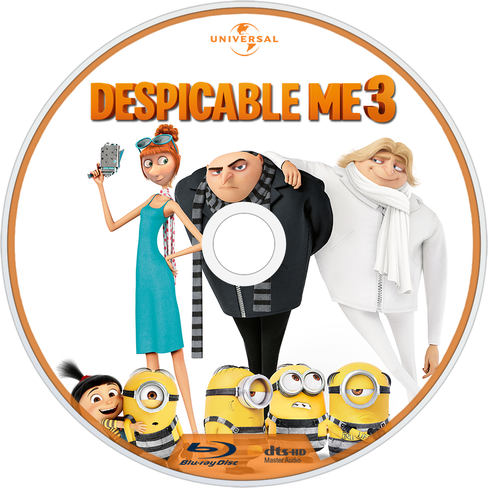 Despicable Me 3 - Despicable Me 3 Cd (1000x1000), Png Download