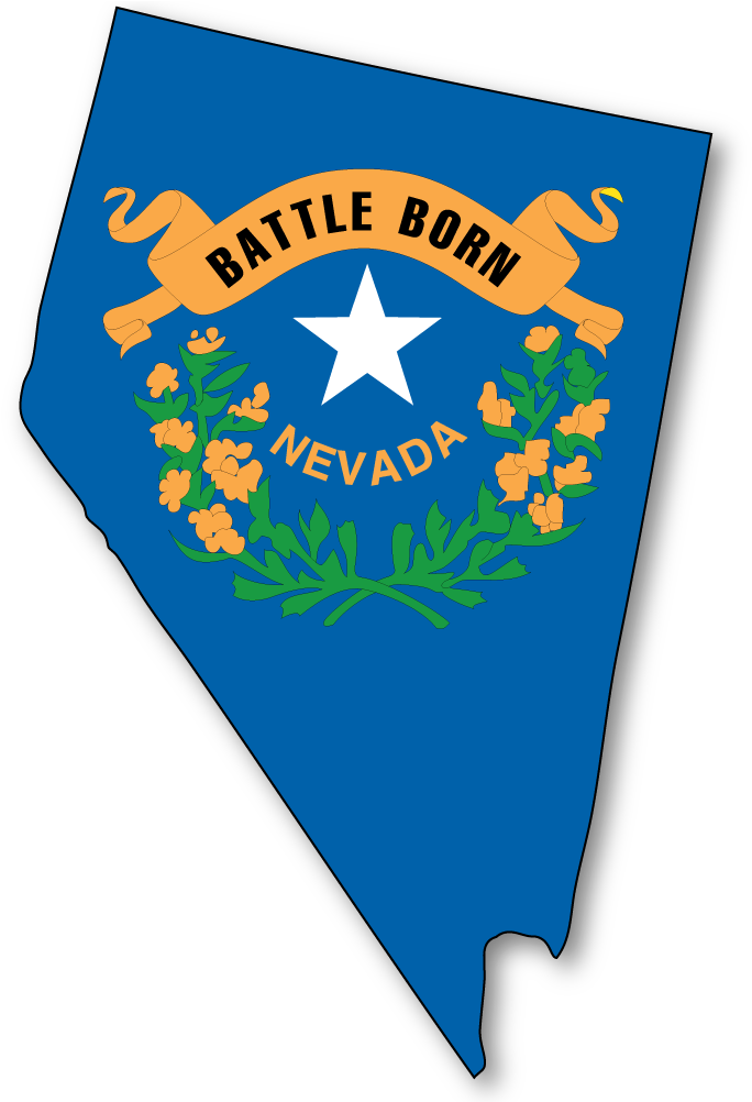 Medical Malpractice Insurance In Nv - Nevada State Flag (896x1001), Png Download