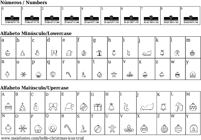 Font Details Hello Christmas Icon Trial - Font (689x640), Png Download