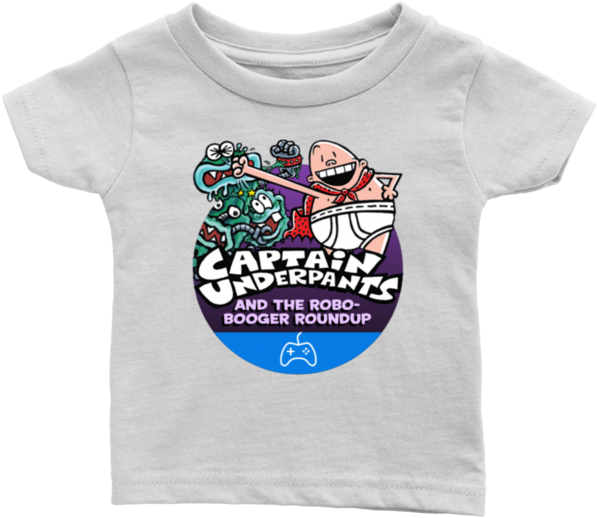 Captain Underpants And The Robo Booger Roundup T Shirt - Design Christmas Shirt For Kids (600x600), Png Download
