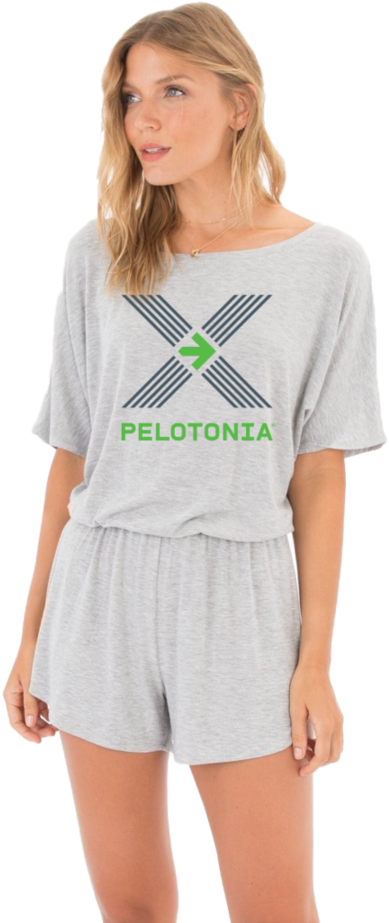 Grey%2bromper - Z Supply Emi Sleek Jersey Romper (900x929), Png Download