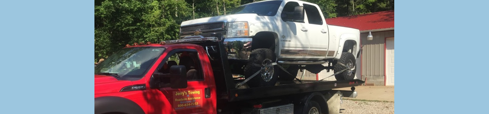 Towing - Chevrolet Silverado (1600x376), Png Download