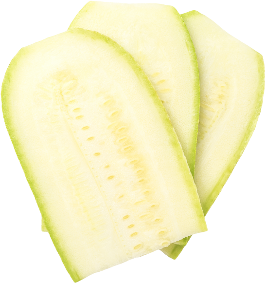 Zucchini Slices - Macro Photography (866x650), Png Download