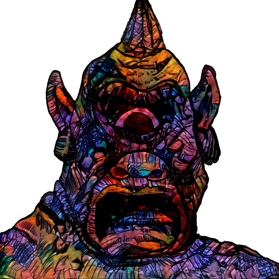 Cyclops 2 Stained Glass Dream Lines - Illustration (975x975), Png Download