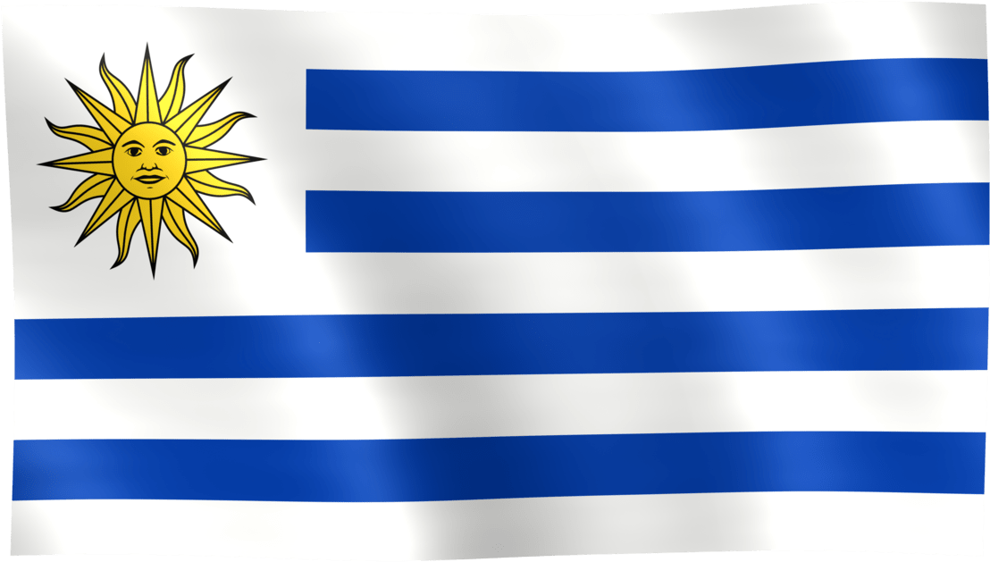 Flags - Bandera De Uruguay Png (1239x743), Png Download