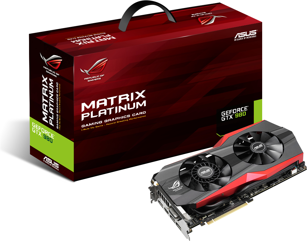 Asus Rog Matrix Gtx 980 Platinum Graphics Card Unveiled - Matrix Platinum Gtx 980 Ti (1000x1000), Png Download