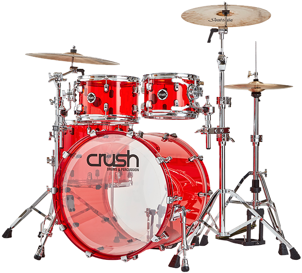 Acrylic Drum Kit - Crush Drums (703x666), Png Download