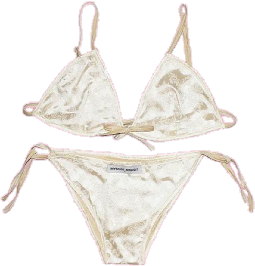Aesthetic Sticker - Lingerie Top (1024x1106), Png Download
