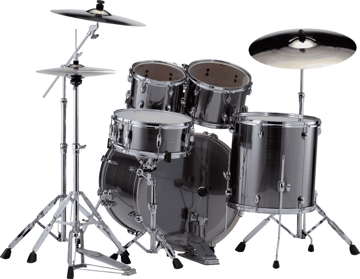 Pearl Export Rock - Pearl Export Fusion 20 Smokey Chrome (1200x931), Png Download