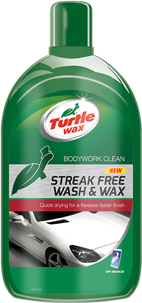 Turtle Wax Streak Free Wash & Wax Uses A Unique Cationic - Turtle Wax Green Line (480x640), Png Download