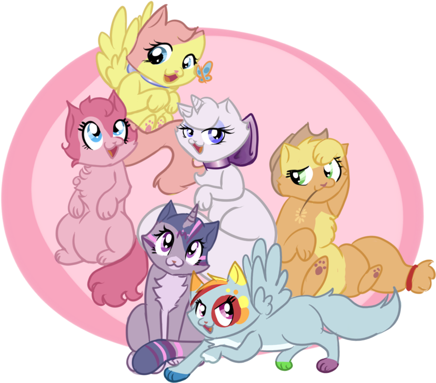 My Little Kittens 1 My Little Pony Friendship (900x786), Png Download