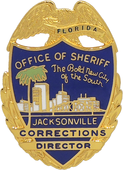Jacksonville Police Badge (500x688), Png Download