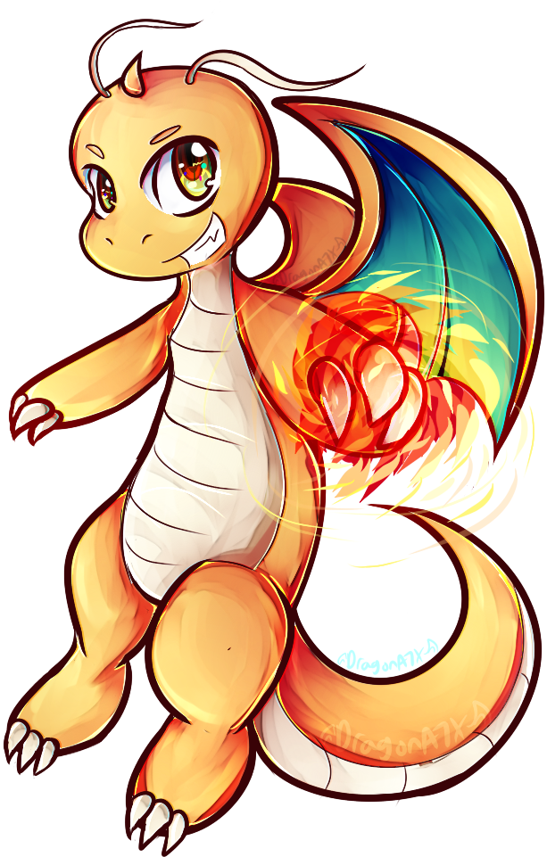 #149 Dragonite Used Fire Punch And Dragon Rush - Dragonite Used Fire Punch (650x975), Png Download