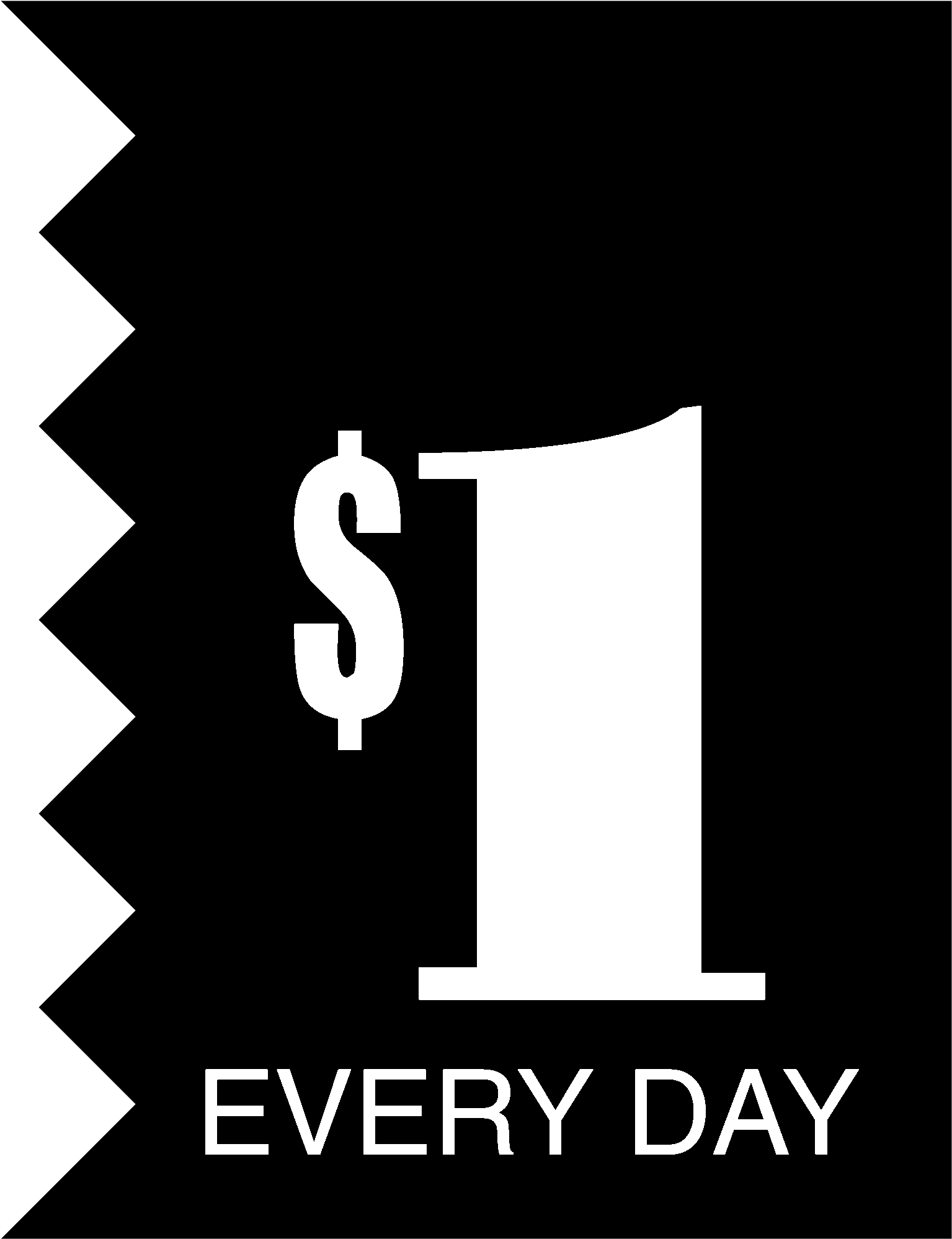 Dollar General Logo Black And Ahite - Dollar General (2400x2400), Png Download