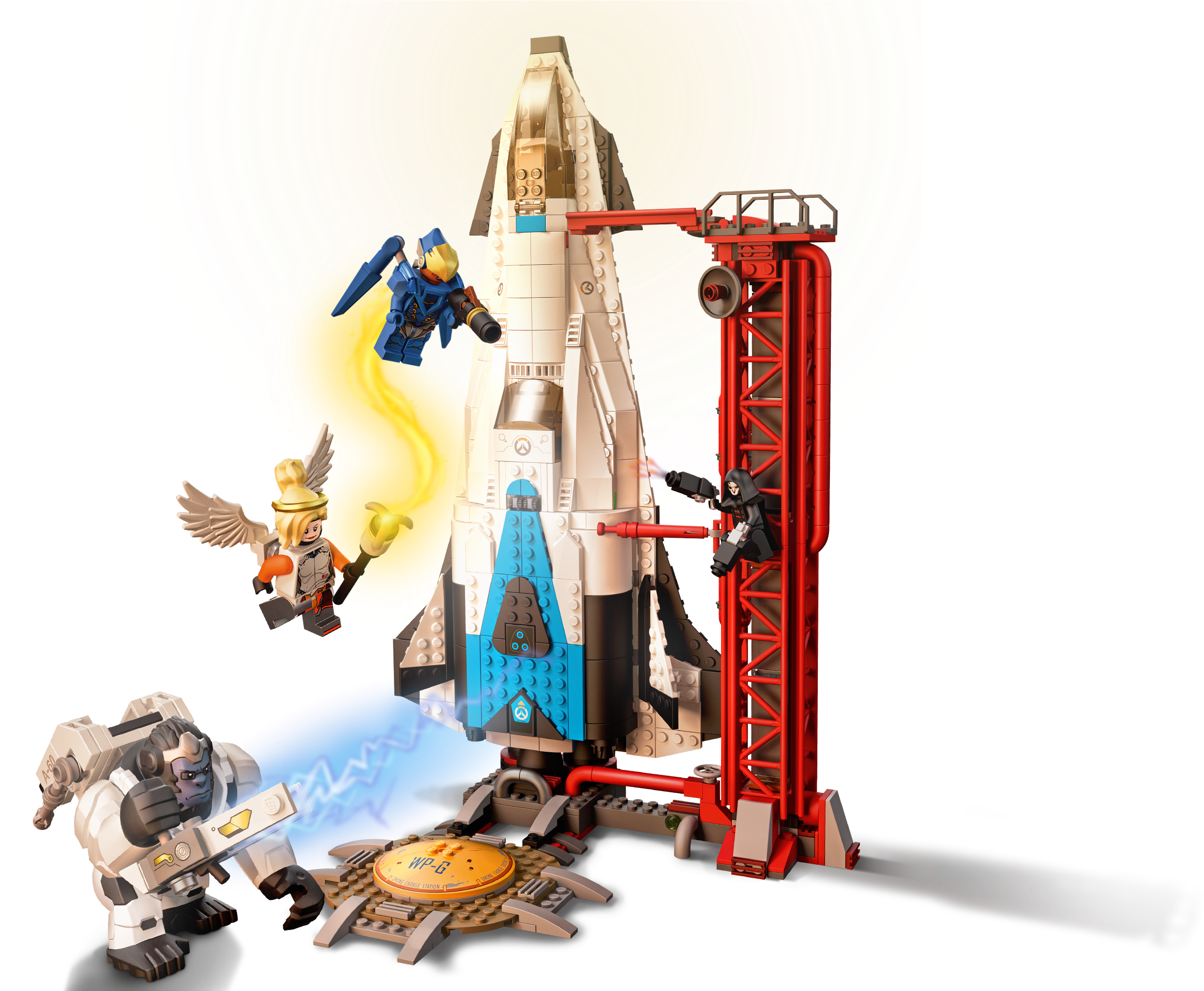 Lego Overwatch Watchpoint Gibraltar (3641x2048), Png Download