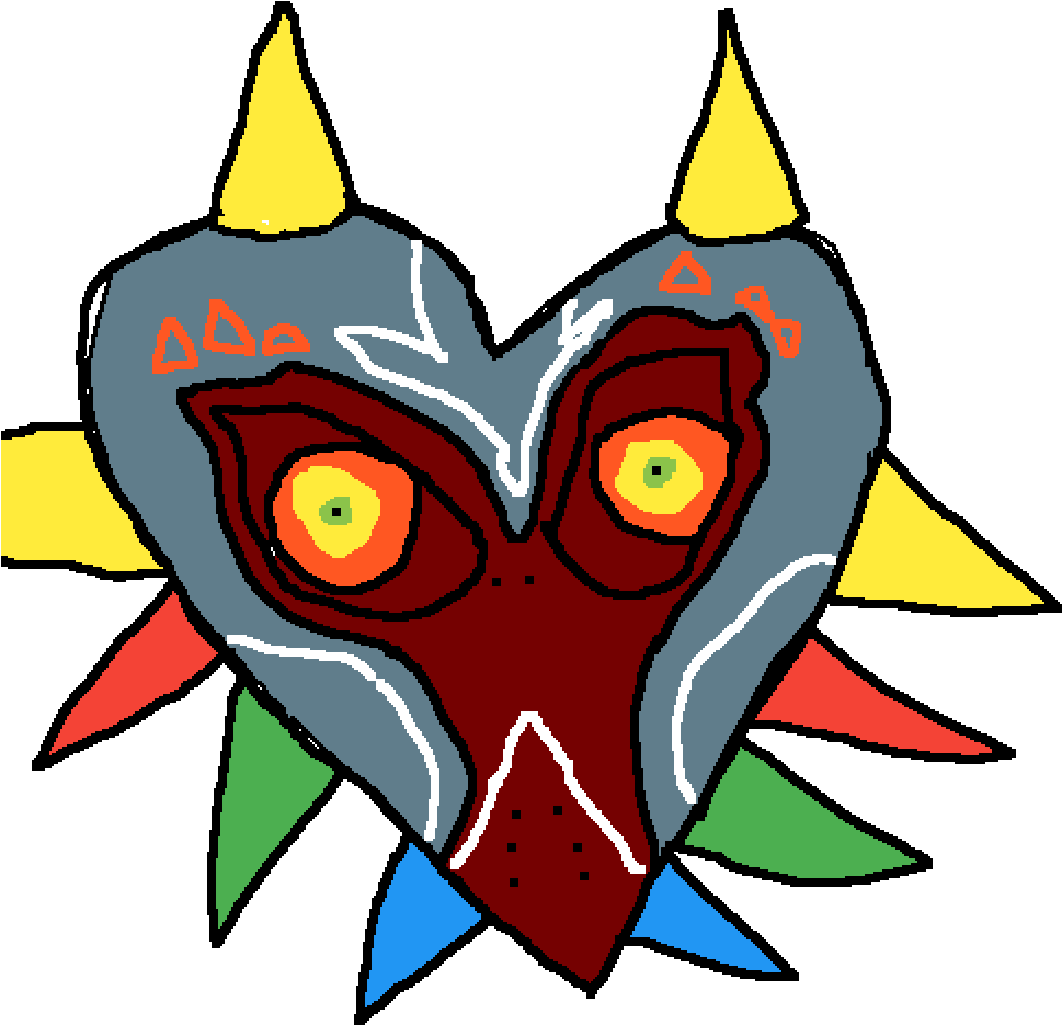 Majora's Mask - Majoras Mask Art (1000x1000), Png Download