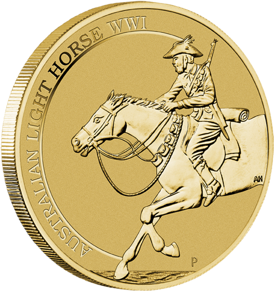 2017 Light Horse Ww1 Stamp & Coin Cover - Mare (574x600), Png Download