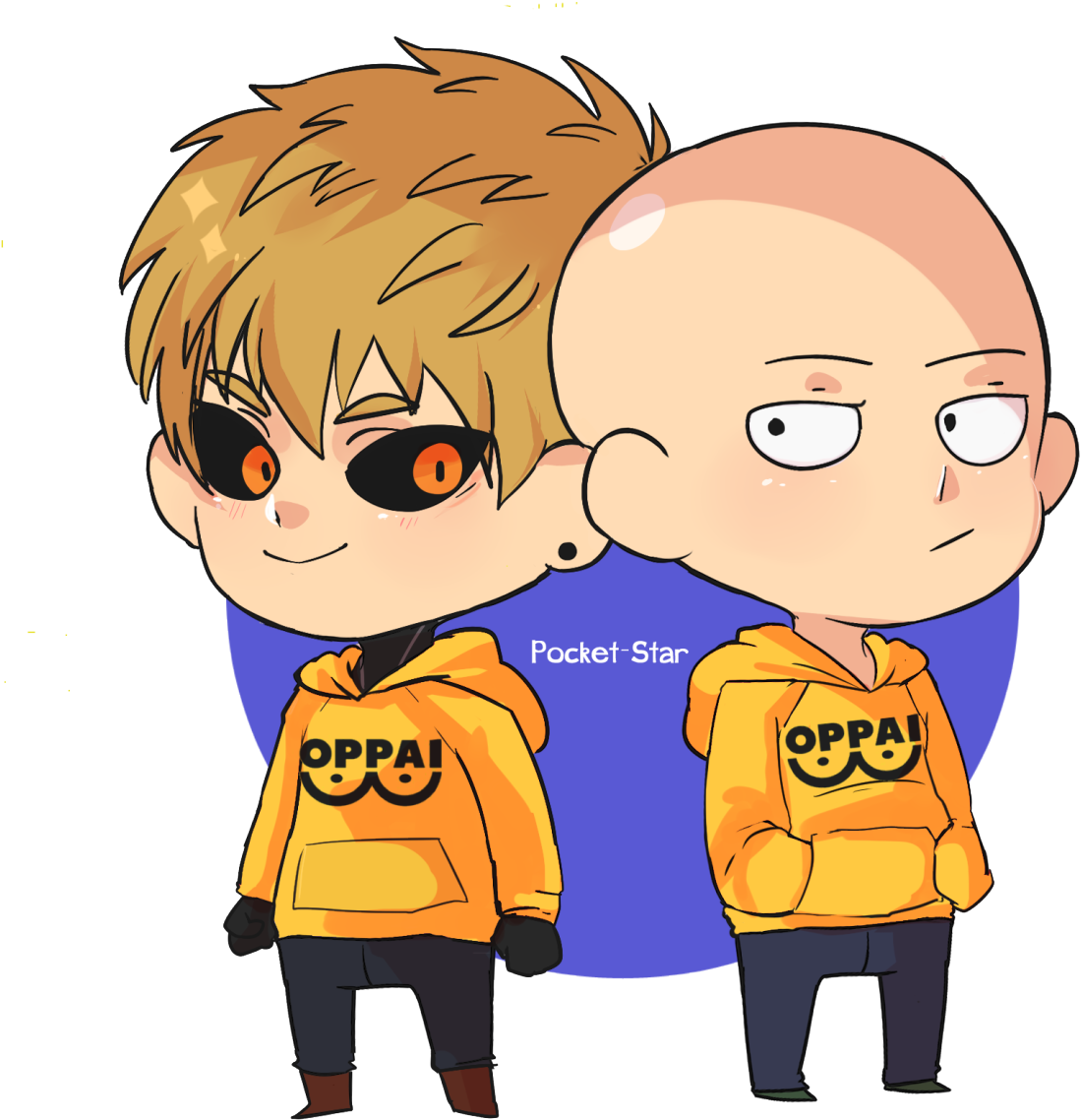 Agario Chibi Pack - One Punch Man Chibi Png (1280x1280), Png Download