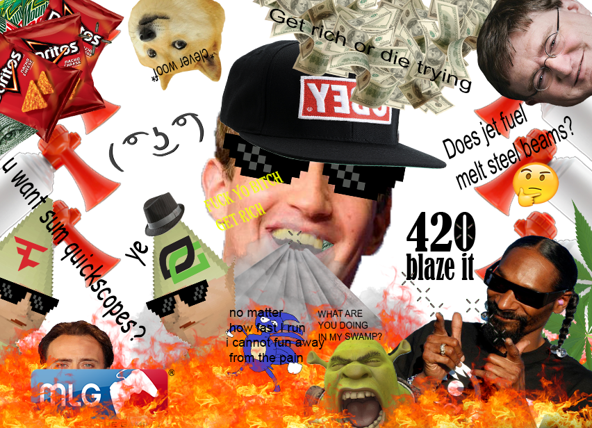 My First Photo Created In Photoshop Hope You Like It - Gabe Newell Smile (852x616), Png Download