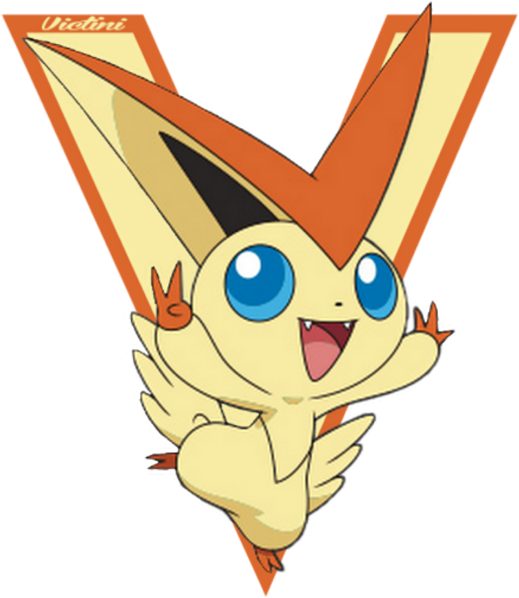 Victini Pokemon Go (1767x2010), Png Download