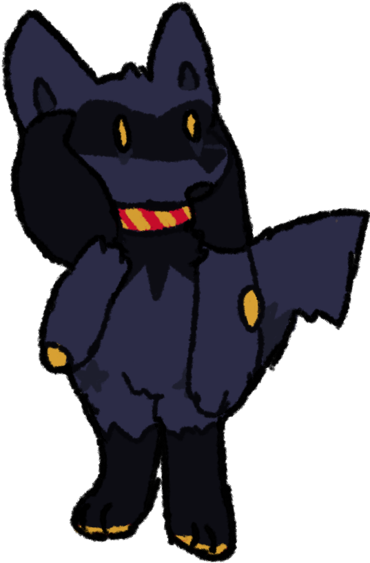 Dark/fighting Riolu - Cartoon (536x829), Png Download