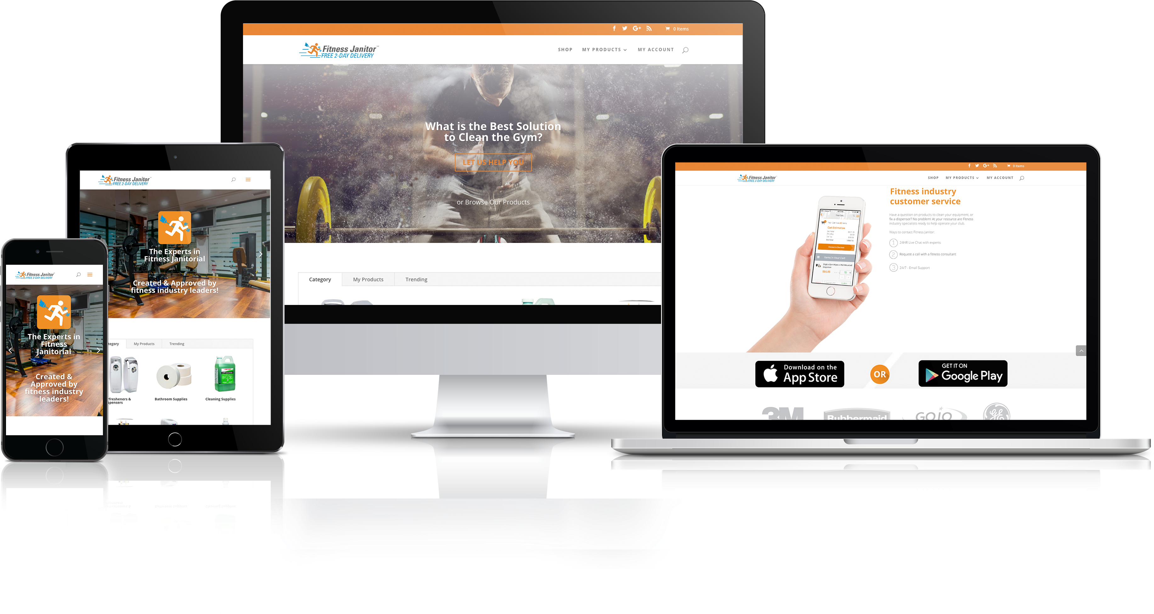 Fj Mock Ups - Web Design (4000x2500), Png Download