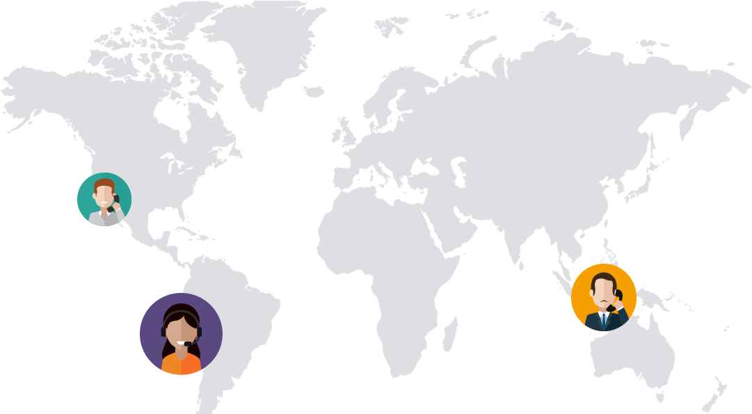 1 En Números Virtuales Y 0800 Toll Free - World Map (1139x594), Png Download