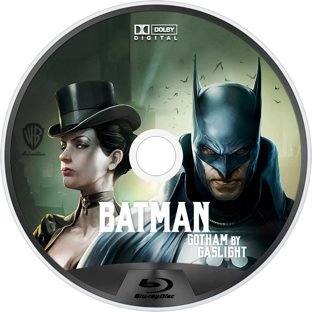 Gotham By Gaslight Bluray Disc Image - Dvd Cover Batman Gotham By Gaslight (1000x1000), Png Download