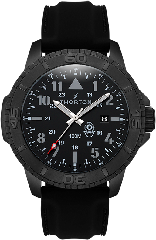 #odin - Tag Heuer Aquaracer Calibre 5 Black (900x900), Png Download