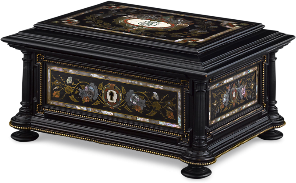 Musical Jewelry And Sewing Casket - Coffee Table (1080x1080), Png Download