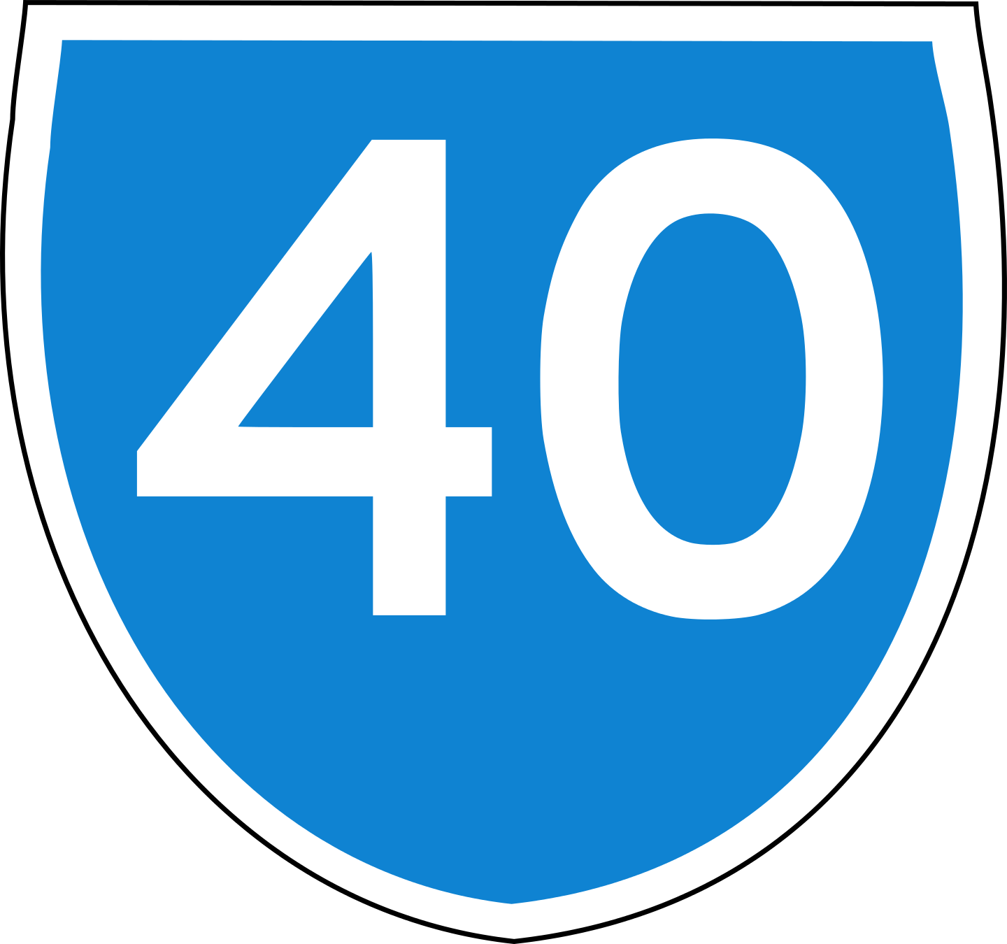 Australian State Route - 40 (1440x1350), Png Download