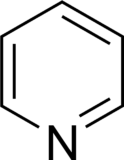 Pyridine Structure - 2 Metilpiridina (534x659), Png Download