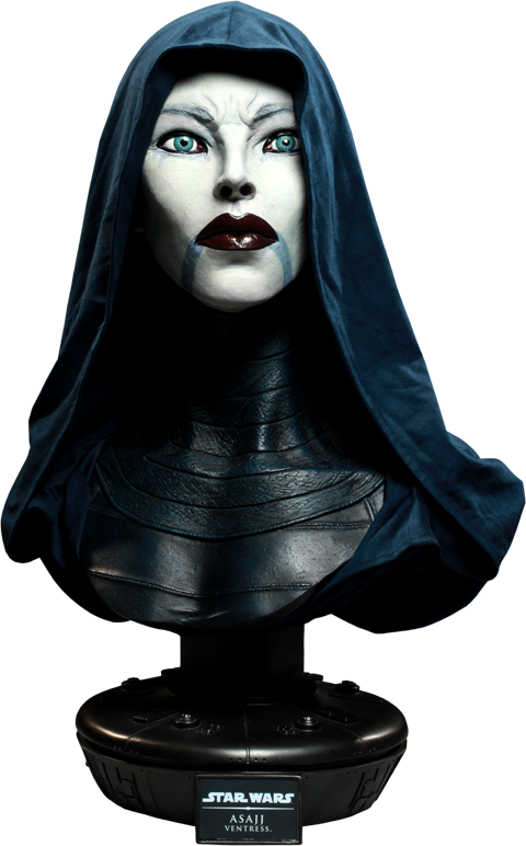 Sideshow Collectibles Asajj Ventress Life-size Bust - Asajj Ventress (480x772), Png Download