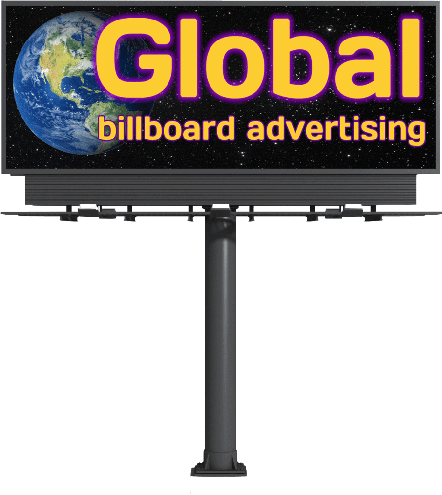 Advertise Global Billboard Advertising - Led Billboard Transparent Png (906x1024), Png Download
