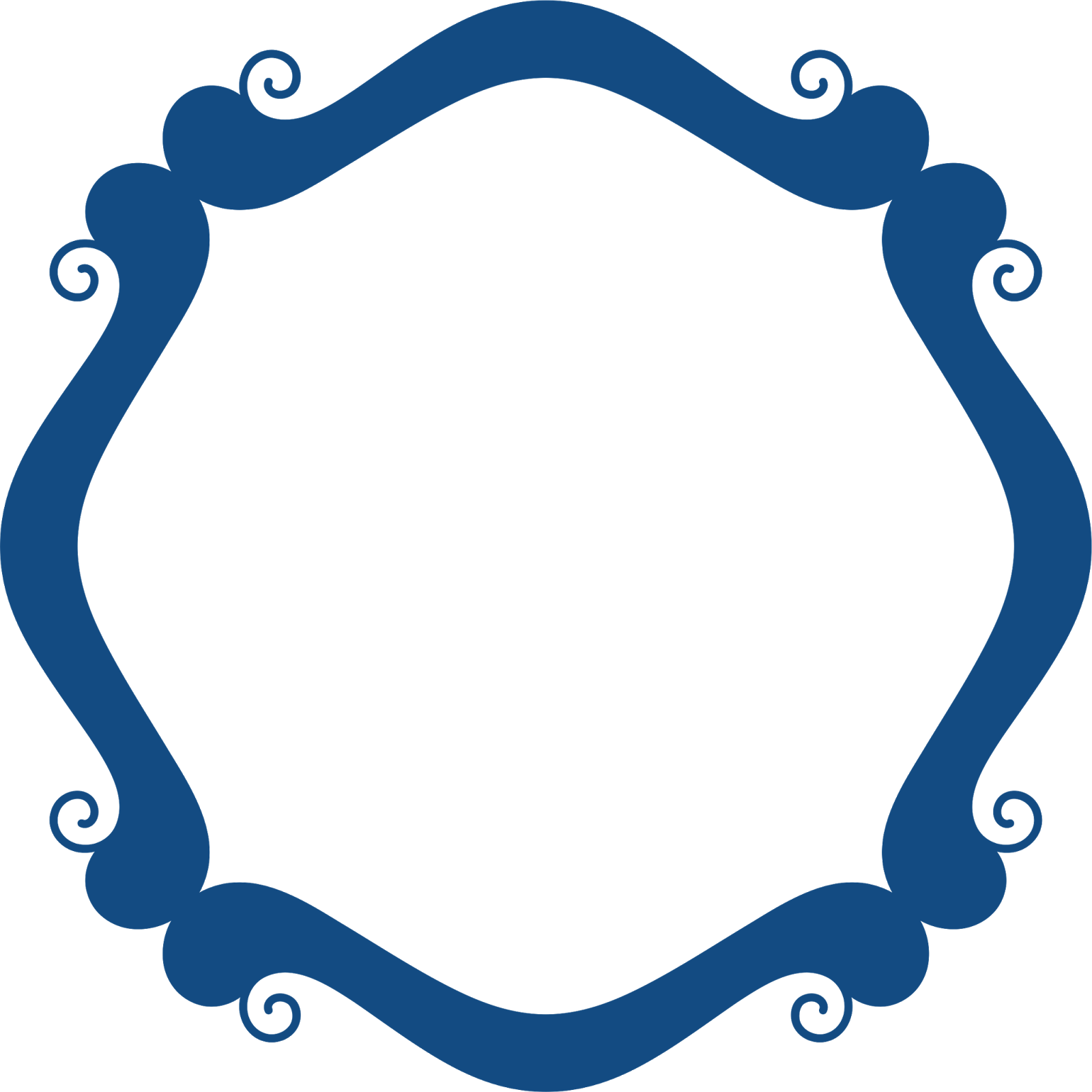 Frames E Molduras Grátis Para Baixar - Molduras Azul Marinho Png (1600x1600), Png Download