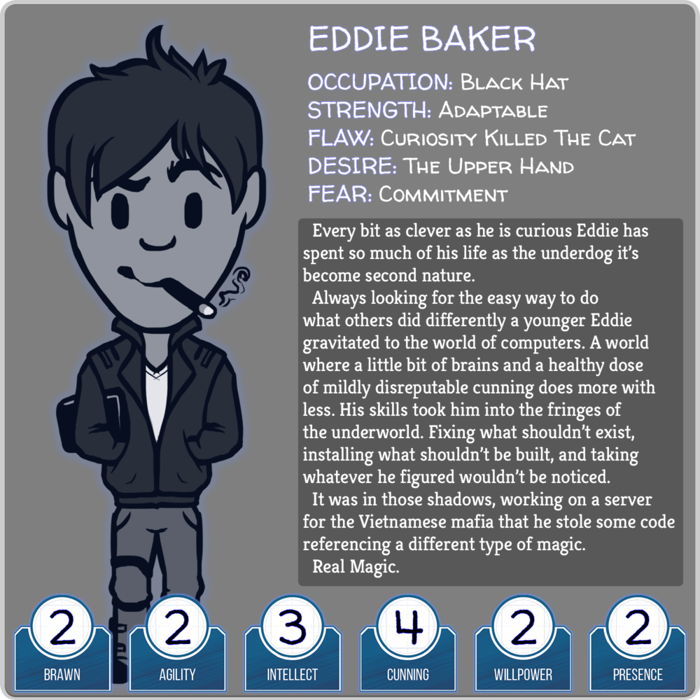 Eddie Baker - Cartoon (1000x1000), Png Download