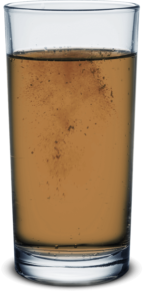 Dirty Glass Or - Glass Of Dirty Water (493x1000), Png Download