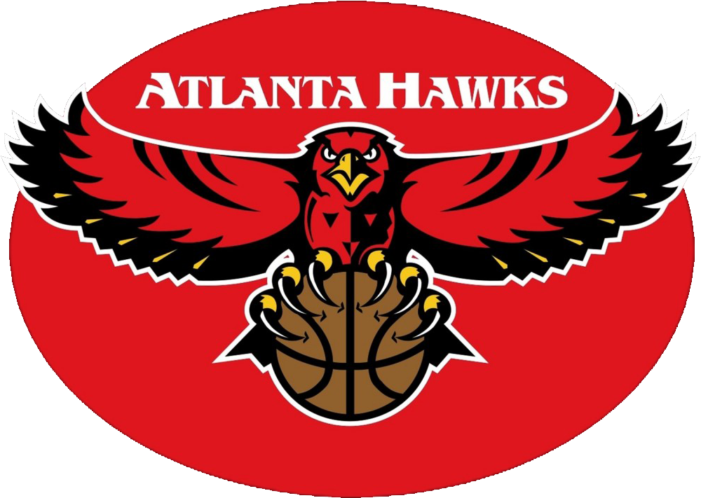 Atlanta-hawks - Atlanta Hawks Logo 1995 (1024x768), Png Download
