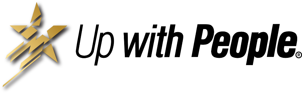 Through Music And Action, We Empower Young People To - Up With People Star (1000x317), Png Download