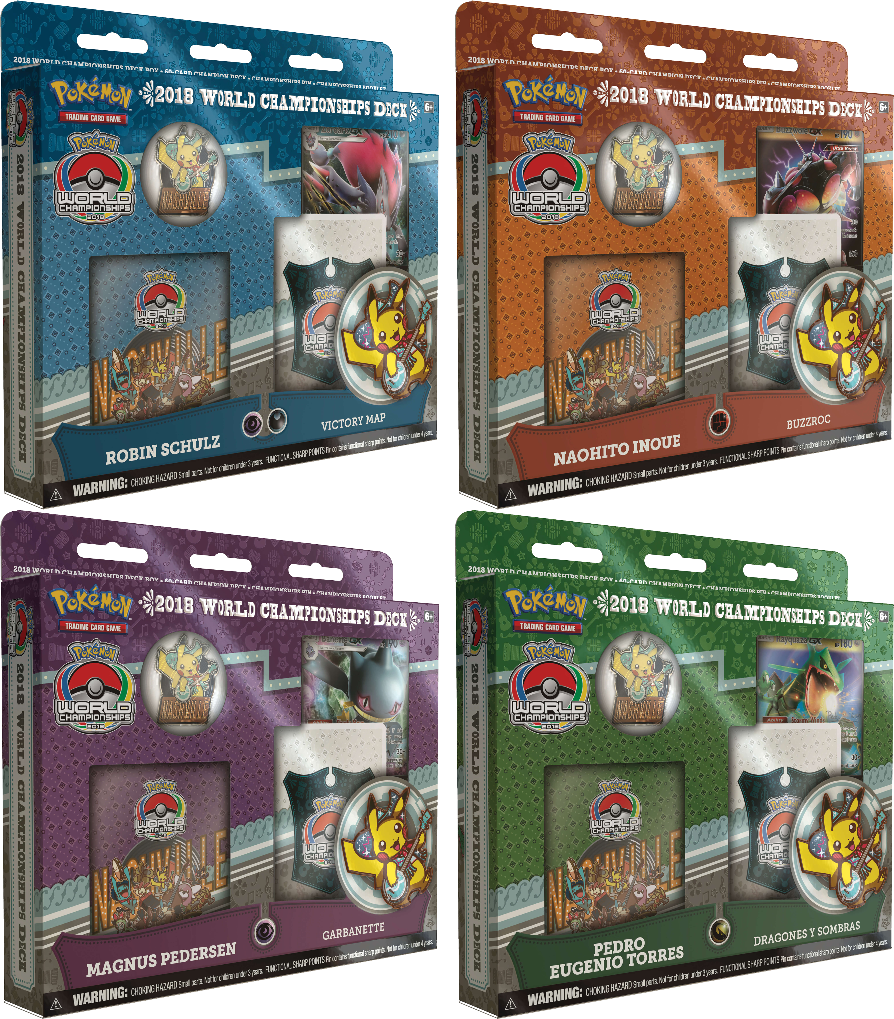 Pokemon World Championship Decks 2018 (3168x3600), Png Download