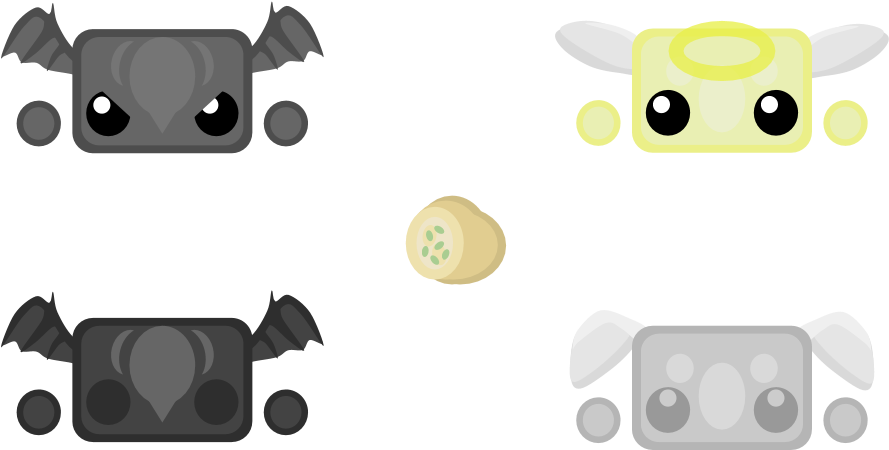 Ideagargoyle, Angel And Garlic Bread Ideas - Cartoon (960x540), Png Download