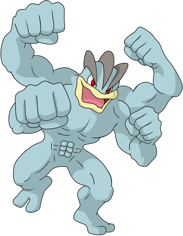 Machamp Base - Machamp Pokemon (702x904), Png Download