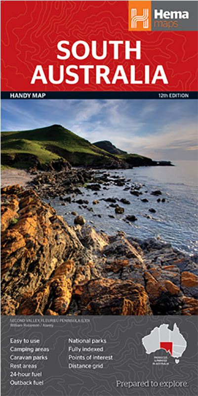 Hema South Australia Handy Map - South Australia (800x800), Png Download